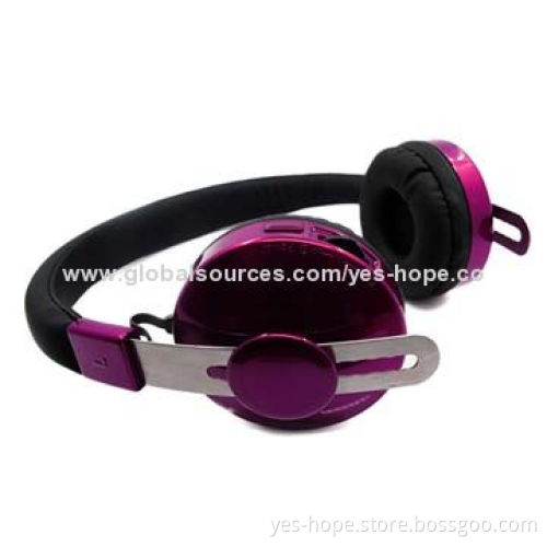 Adjustable Headband HI-FI Bluetooth Stereo Headset with Microphone